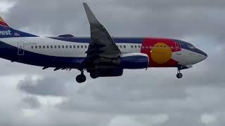 Southwest Airlines (Colorado One Livery) Boeing 737-7H4 Landing at KMIA (N230WN)