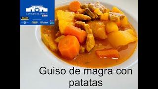 Guiso de magra con patatas