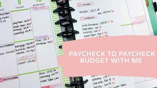Weekly Budget With Me | Happy Planner Week #budgetwithme