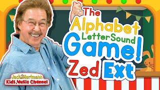 The Alphabet Letter Sound Game! | Extended | Zed Version | Jack Hartmann