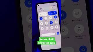 Realme UI 4.0 Notification Panel Enable #shorts