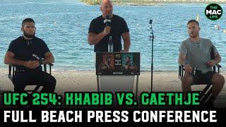 Khabib Nurmagomedov vs. Justin Gaethje | UFC 254 Pre-Fight Press Conference