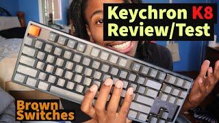 Keychron K8 Unboxing Review Sound Test