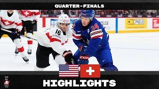 Highlights: USA vs Switzerland | 2025 #WorldJuniors