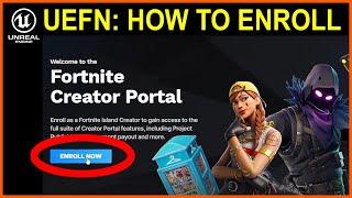 Learn how to quickly enroll as a Fortnite Island Creator so you can publish your #UEFN islands!