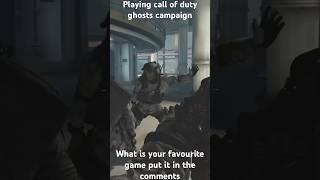 Playing Call of duty ghosts campaign #callofduty #gaming #short #callofdutycampaign