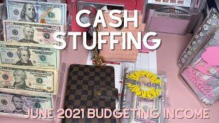 June Cash Envelope +Sinking Funds Stuffing| Beginner Cash Stuffing | Entrepreneur | OhmyfroBudgets