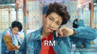 BTS - Fake Love MV names/members