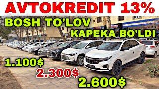 24 MART GRAND  AVTO DA  BOSH TO’LOV KAPEKA BO'LDI RASPRADAJA 13% GA AVTO KIRIDIT 12 VILOYATGA