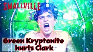 Superman - Green Kryptonite hurts Clark on “Smallville”