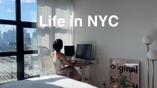 a realistic week in my life in nyc (the reality of living your "dream" life)