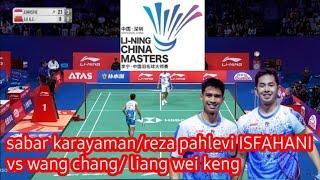 sabar karyaman/pahlevi [INA] VS wang chang/liang wei kang [CHN] | R16 CHINA MASTERS 2024