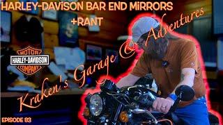 Harley Davidson  Roadster Bar End Mirrors + A Minor rant!