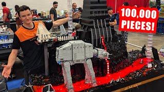 Huge LEGO Darth Vader's Castle with Interior Scenes! 100,000 Pieces