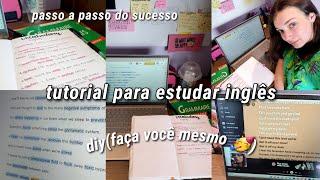 tutorial de como estudar inglês sozinho  de graça, rápido e fácil