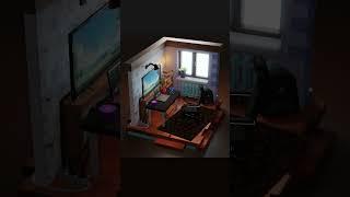 My room in Blеndеr 3D | Моя комната в Blеndеr 3D #shorts