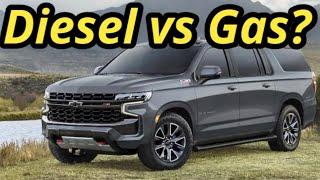 GM 3.0L Diesel LM2 Engine vs 5.3L V8 Gas Engine Fuel Cost Comparison | Is The Diesel Worth It?