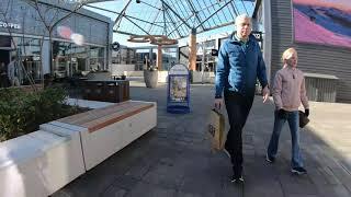 Walking in Hede Fashion Outlet Sweden 4K