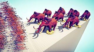 10x MAMMOTH vs TRIO GODS -  Totally Accurate Battle Simulator TABS