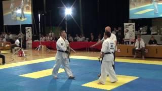 British Karate Kyokushinkai 8th Cup of Europe Artem Mikheev v Dimitriy Moisseyev