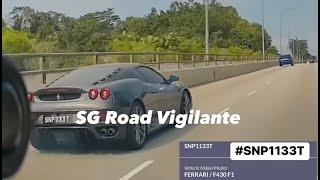 7apr2024 lornie road #SNP1133T ferrari f430 fail to secure wheel