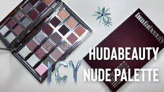 NEW HudaBeauty Icy Nude Palette | Live Swatches