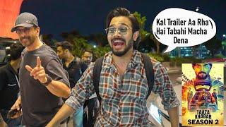 Taaza Khabar Season 2 | Bhuvan Bam, Jaaved Jaaferi at the Airport, Flying off to Promote New Season