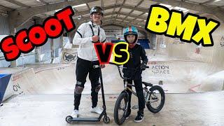 Pro Scooter vs Pro BMX *INSANE*