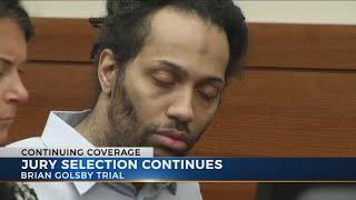 Jury selection continues in Golsby trial