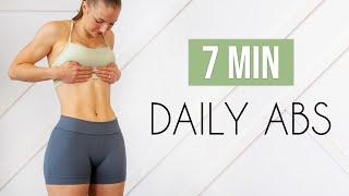 7 MIN DAILY ABS WORKOUT - At Home Total Core Workout