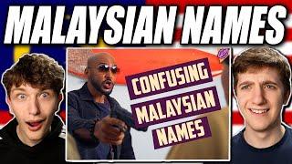 Malaysian Names Are Confusing! | Americans React!