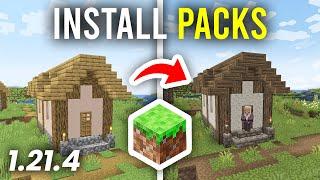 How To Install Texture Packs In Minecraft 1.21.4 - Full Guide