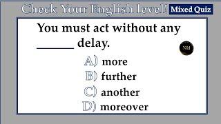 Check your English level | Mixed English Grammar Quiz | All 12 Tenses test | No.1 Quality English