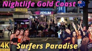 Nightlife Walk Australia  Gold Coast Surfers Paradise - September 2024