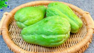 Eat more chayote in autumn, teach you how to eat it, it is simpler than steamed buns better than pie