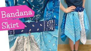 Rock aus Bandanas nähen | Banana Skirt Tutorial | Zipfelrock nähen | DIY Nähanleitung | mommymade