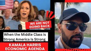 Kamala Harris Vs Donald Trump | 2024 US Election Update | Kamala Harris Economic Agenda | DNC 2024