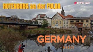 Rotenburg an der Fulda, sights of the city in the northeast of Hesse / Germany 2022