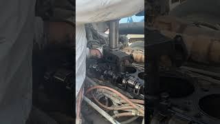 Desmontaje de camisa de cilindro motor Cummins ISM .( camisa perforada )