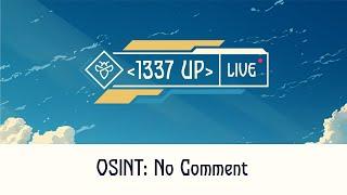 OSINT: Following the Breadcrumbs - "No Comment" [INTIGRITI 1337UP CTF 2024]