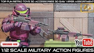 Top Fun Retro Toys 3D M249 Para (SAW Viper) 1:12 Scale #gijoeclassified #sawviper