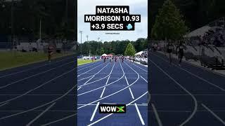 NATASHA MORRISON WINDY 10.9secs #shorts #short