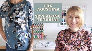 Agustina Top, Sew along, Free Pattern, Easy Beginner Project