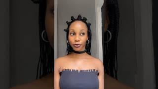 Black African braid for a Queen. #braids #africanbraids #hair #hairstyles #braidstyles #shorts