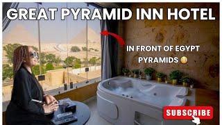 The SECRET Pyramids View Hotel in Egypt | GREAT PYRAMID INN Hotel Review #hotel #pyramid #egypt