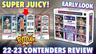 SUPER JUICY PRODUCT! THE BEST SET???  2022-23 Panini Contenders Basketball FOTL Hobby Box Review