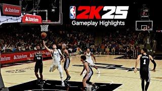 NBA 2K25 Gameplay HIGHLIGHTS | Dallas Mavericks vs San Antonio Spurs | Luka vs Wemby