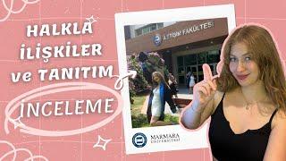 SORU-CEVAP | Marmara üniversitesi halkla ilişkiler ve tanıtım bölümünü inceliyoruz