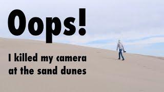 I killed my camera at the sand dunes | Landscape photography in Idaho