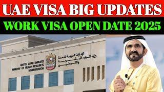 UAE Visa Update 25th Dec 2024 || Dubai Work Visa Latest Update || UAE Visit Visa Latest News